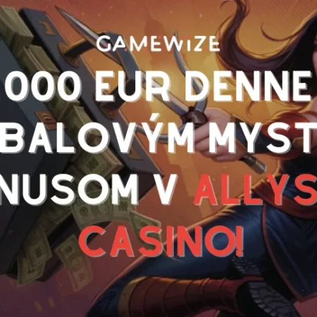 Futbal + ruleta = 2 000 EUR – Objavte futbalový Mystery Bonus v AllySpin Casino!