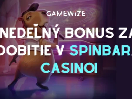 Nedeľný bonus za dobitie až 700 EUR + 50 free spinov v Spinbara Casino!