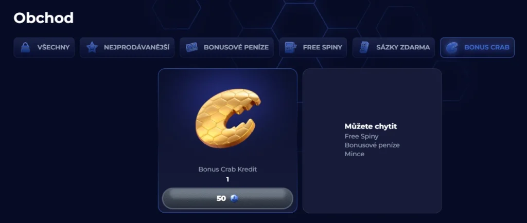 Bonus Crab vo ViperWin Casino obchod