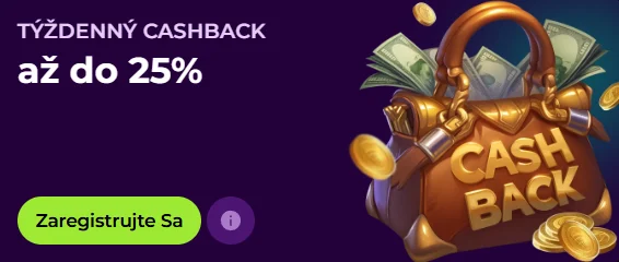 Spinmama Casino týždenný cashback bonus