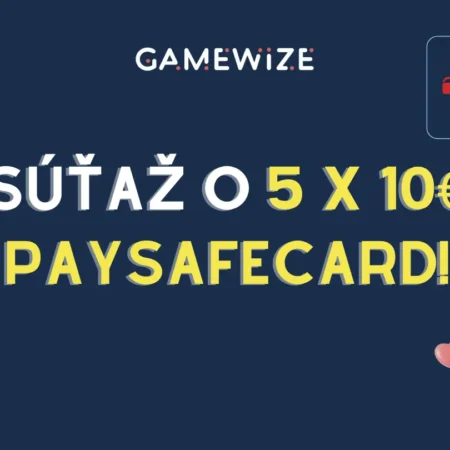 🎉 Aj túto nedeľu pokračujeme – 5 z vás vyhrá 10 € paysafecard! 🎉