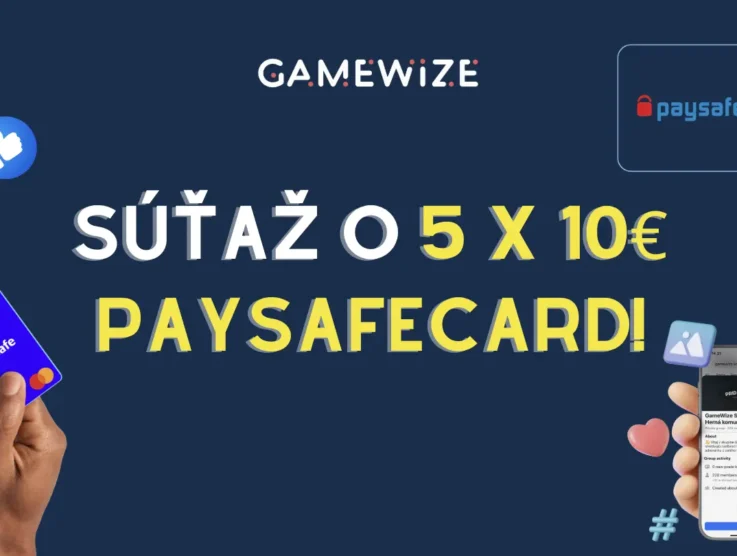 🎉 Aj túto nedeľu pokračujeme – 5 z vás vyhrá 10 € paysafecard! 🎉