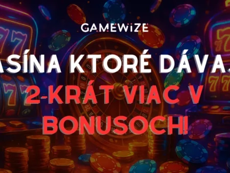 🎰 Double Trouble – Kasína, ktoré dávajú 2-krát viac v bonusoch!