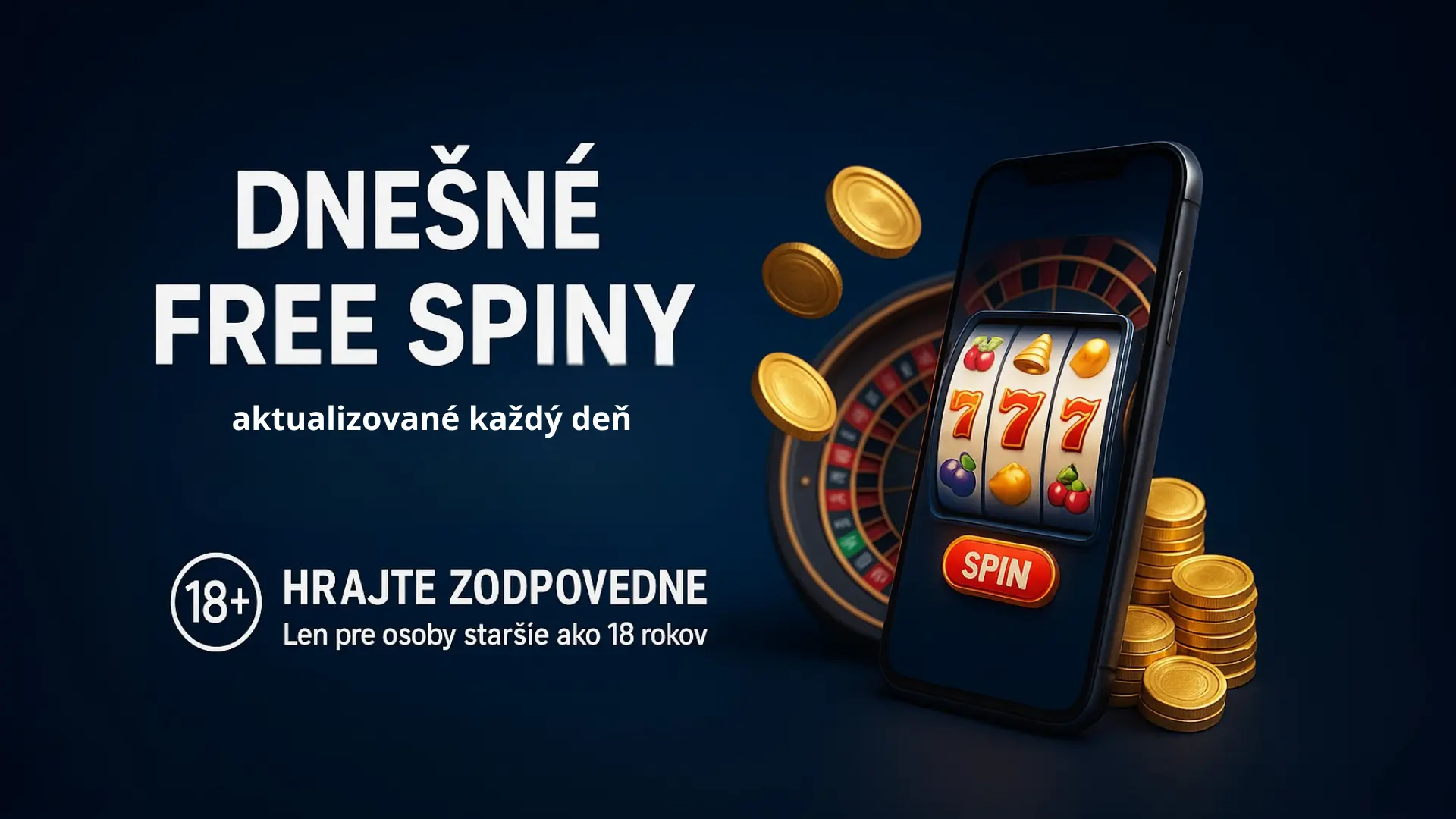 Free spiny - aktualizované každý deň