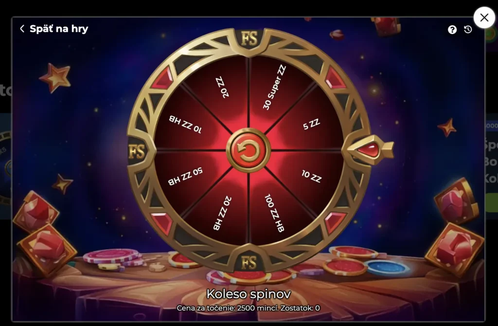 Spinmama Koleso Spinov (2 500 mincí/spin)