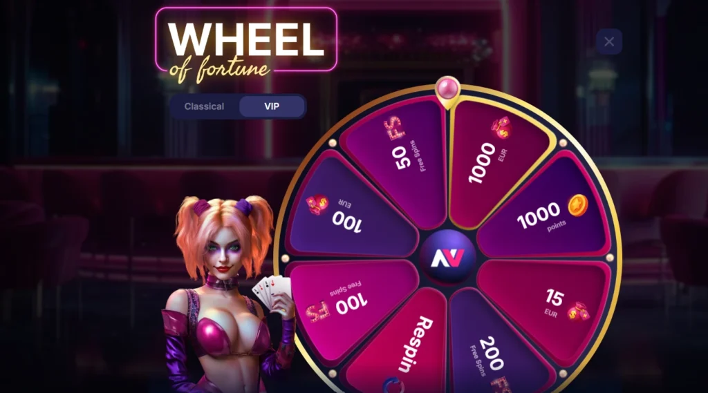 nv casino koleso šťastia vip koleso