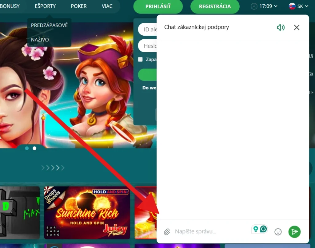22Bet Casino zákaznícka podpora
