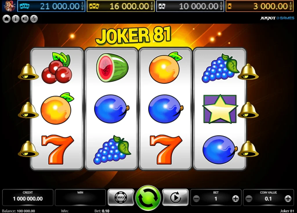 hry automaty zdarma 81 automat joker 81