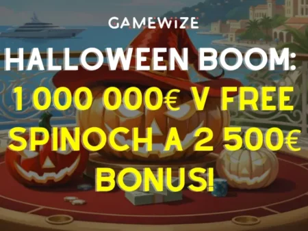 🎃 Halloween Boom: Ako získať podiel z 1 000 000€ a 2 500€ bonus, váš hororový príbeh začína registráciou!