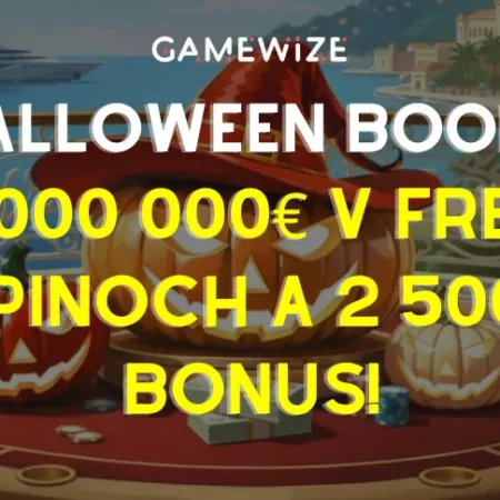 🎃 Halloween Boom: Ako získať podiel z 1 000 000€ a 2 500€ bonus, váš hororový príbeh začína registráciou!