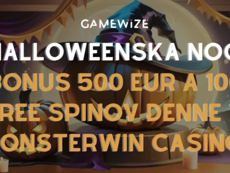 👻 Halloweenska noc: Ako využiť bonus 500€ na maximálnu zábavu a získanie 100 free spinov denne v MonsterWin Casino?