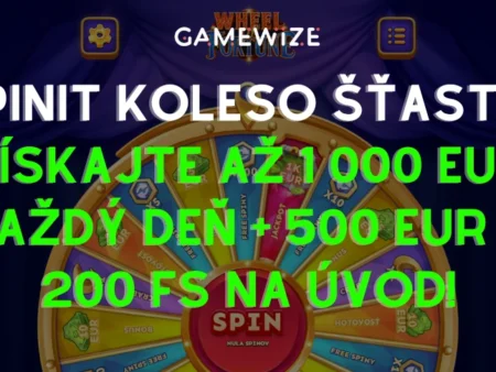 👑 SpinIt koleso šťastia: Získajte až 1 000 € každý deň + 500€ a 200 FS na úvod!
