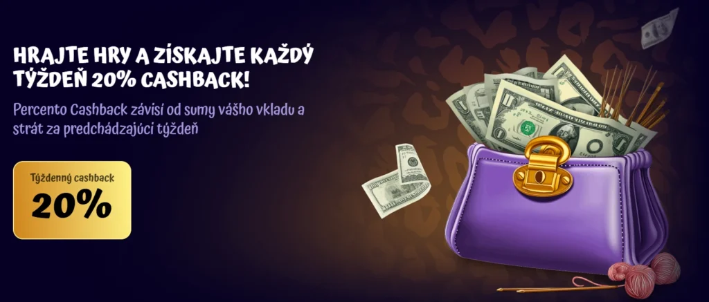 Spingranny Casino týždenný cashback