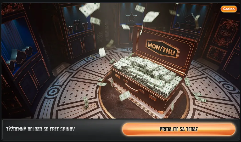Gransino Casino 50 free spinov týždenne