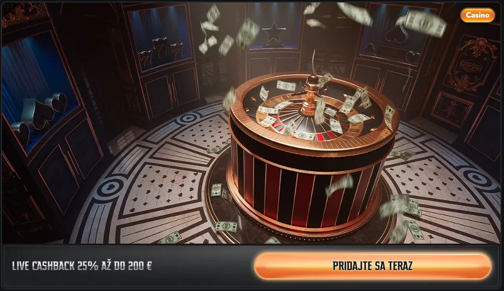 Gransino Casino cashback v živom kasíne
