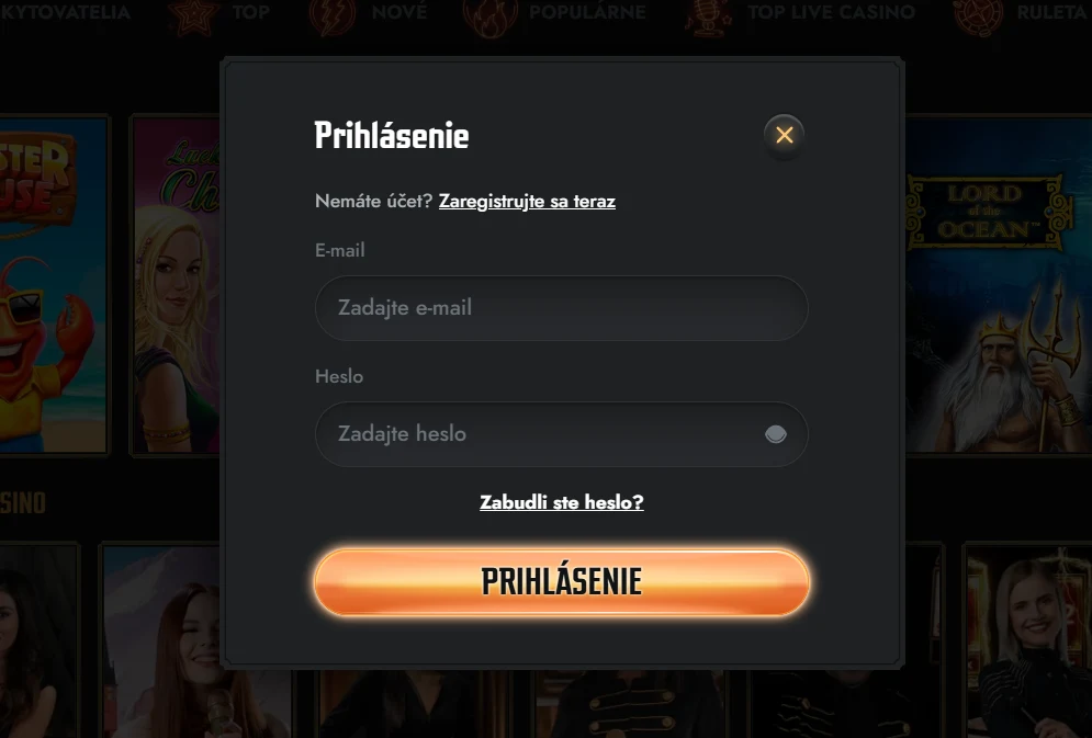 Gransino Casino prihlásenie