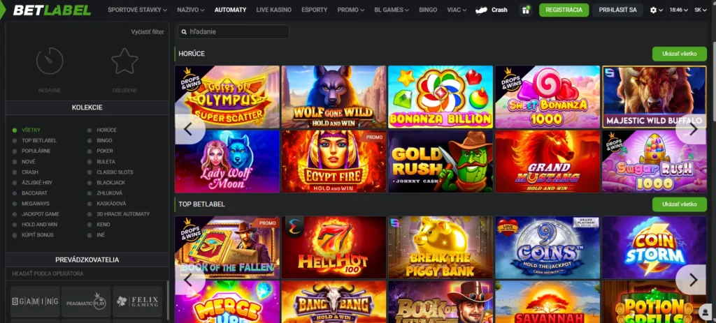 Betlabel Casino ponuka hier