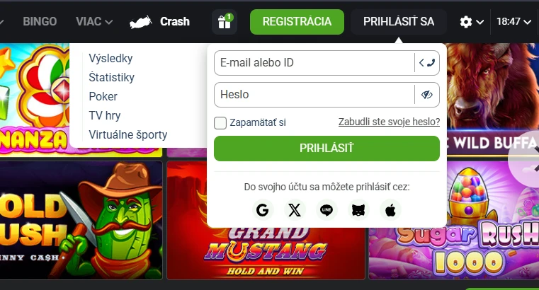 Betlabel Casino prihlásenie