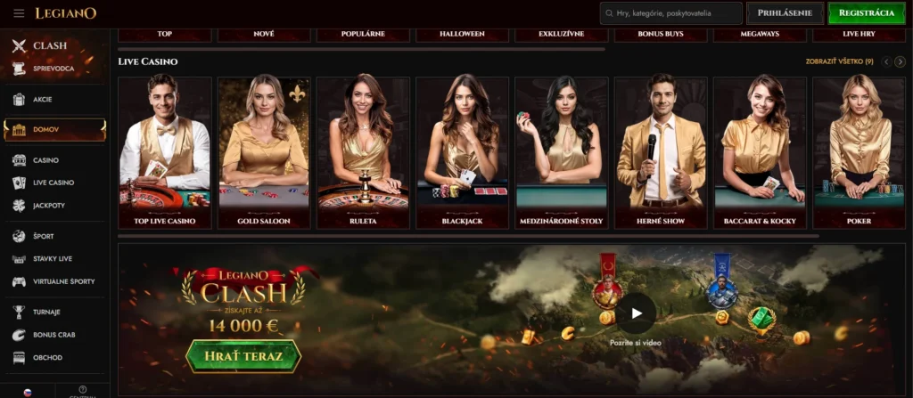 exkluzívny promo kód legiano casino