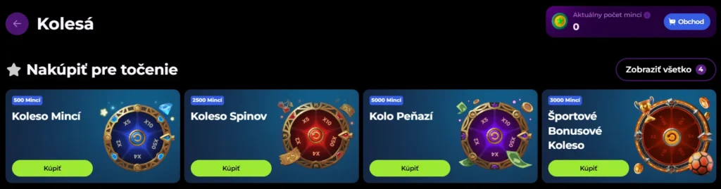 Spinmama Casino kolesá štastia