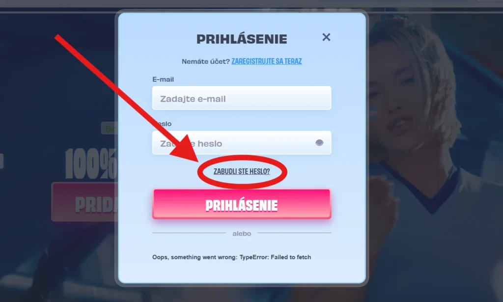 OnlySpins Casino obnova hesla