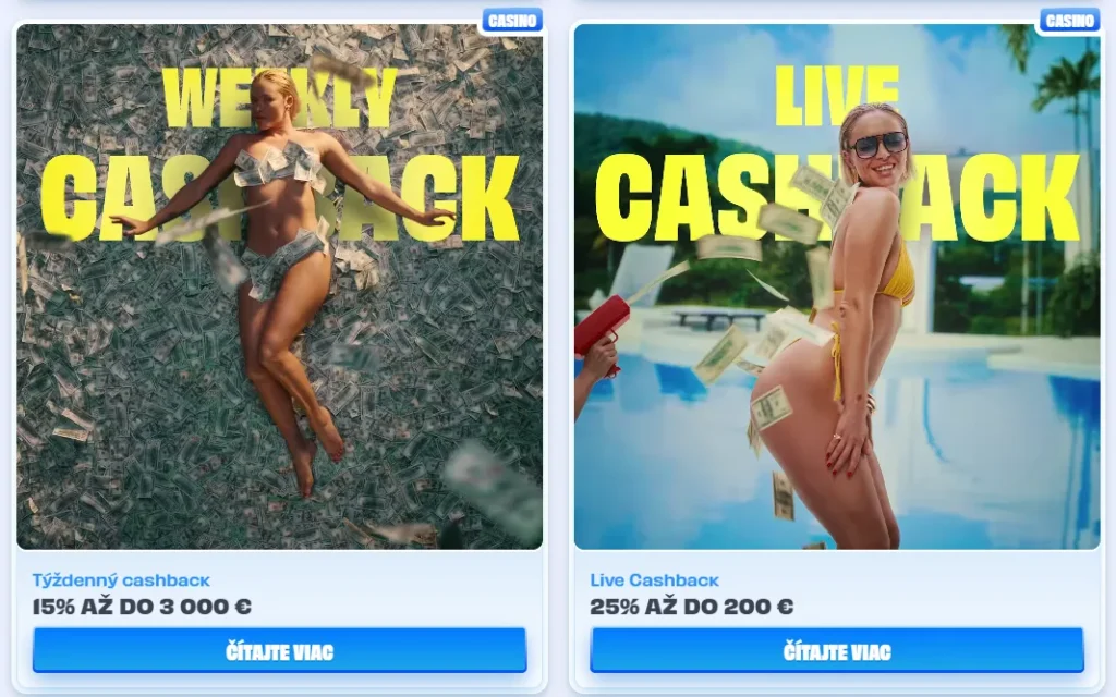 OnlySpins Casino týždenné bonusy