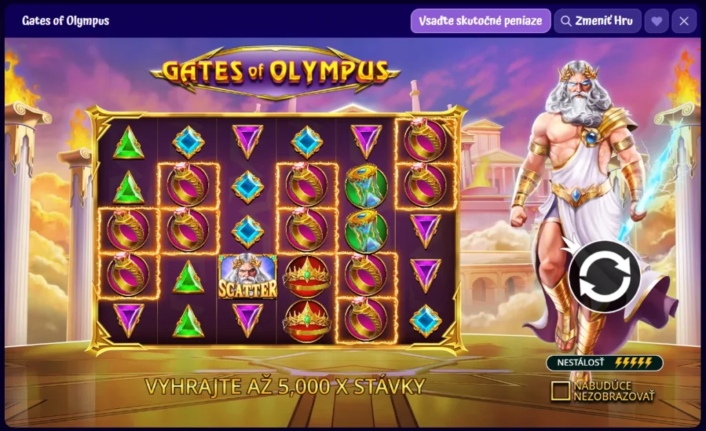 pragmatic play týždeň gates of olympus