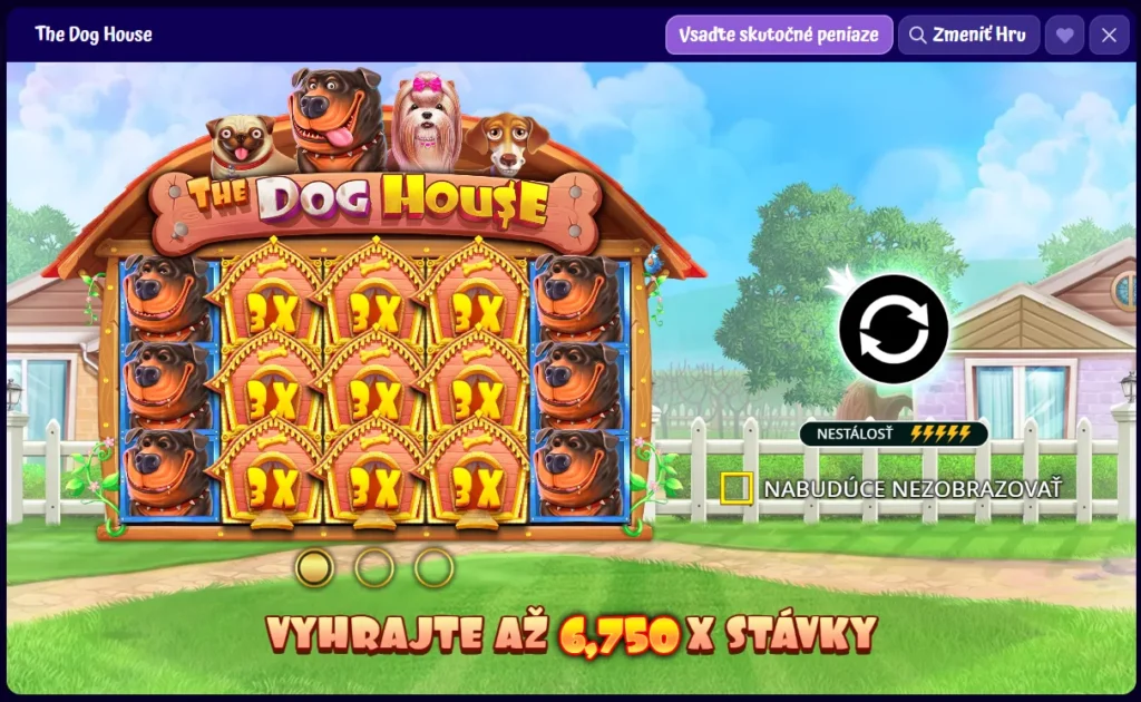pragmatic play týždeň the dog house