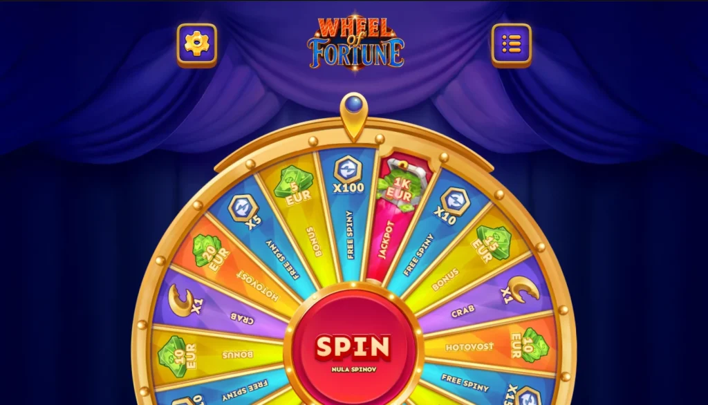 SpinIt koles šťastia hra Wheel of Fortune