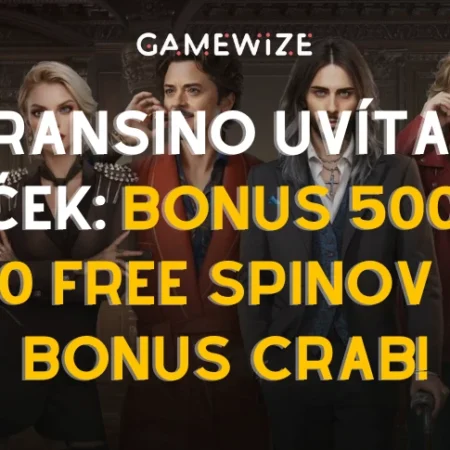 🍾 Gransino uvítací balíček: Začnite s 100% bonusom až do 500 EUR, 200 free spinov a pokusom v mini-hre Bonus Crab!