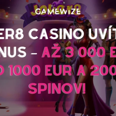 🎭 Joker8 Casino uvítací bonus: Vyberte si svoju cestu a odštartujte s Bankrollom až 3 000 EUR alebo 1000 EUR a 200 free spinov!