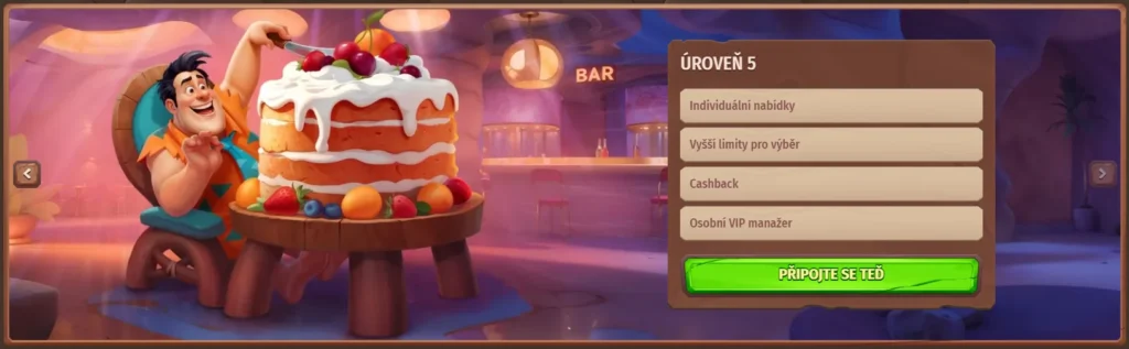 VIP program v StoneVegas + promo kód 150BONUS