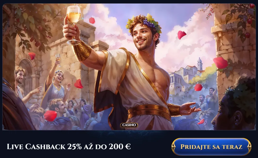 Cazeus Casino live casino cashback