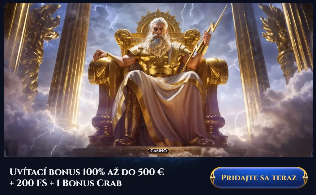 Cazeus Casino uvítací bonus