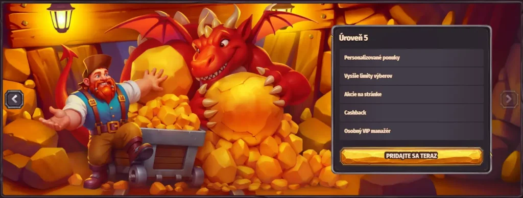 Dragonia Casino VIP program