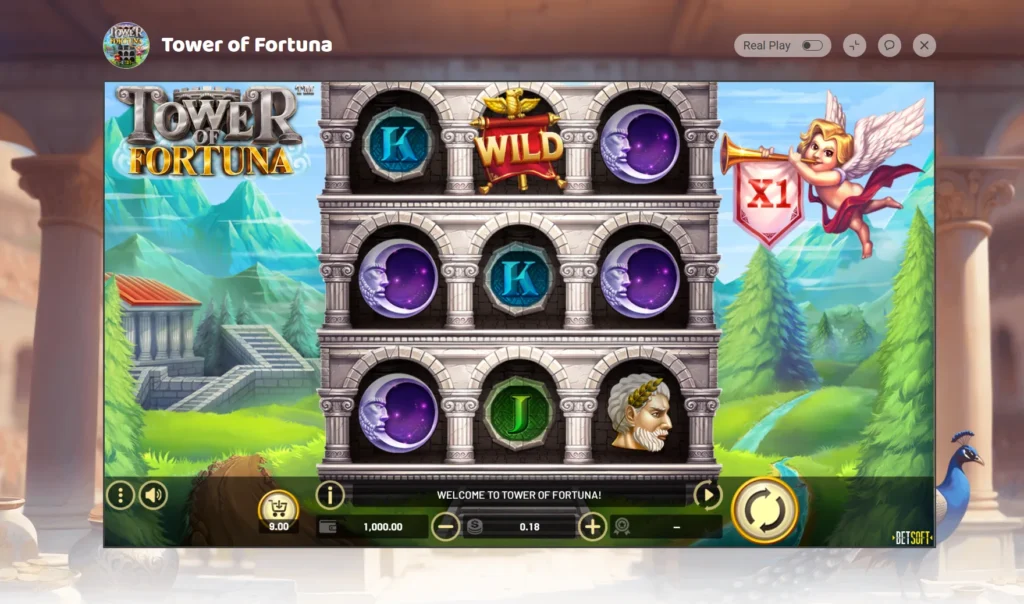 Hra Tower of Fortuna s promo kódom Imperial44FS