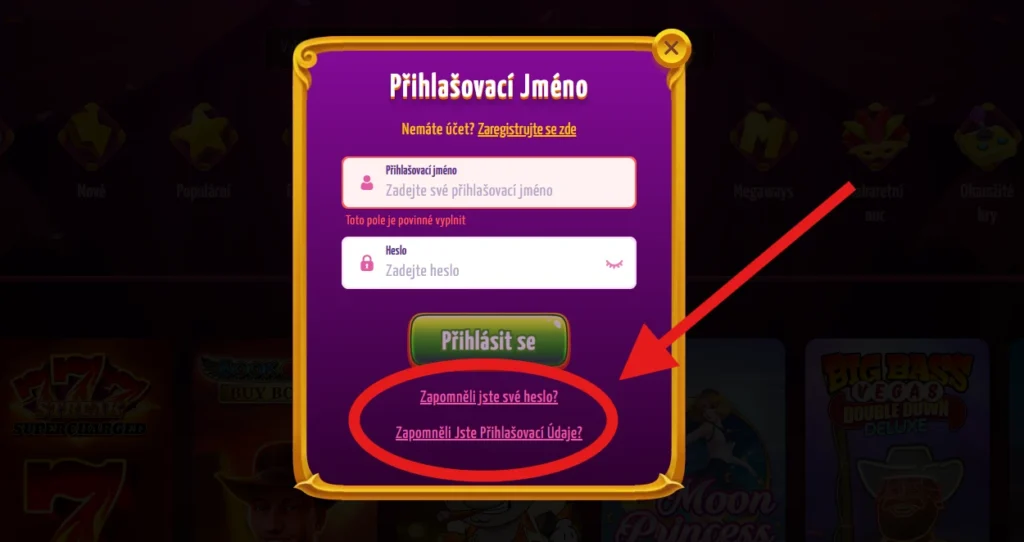 Joker8 Casino obnova hesla