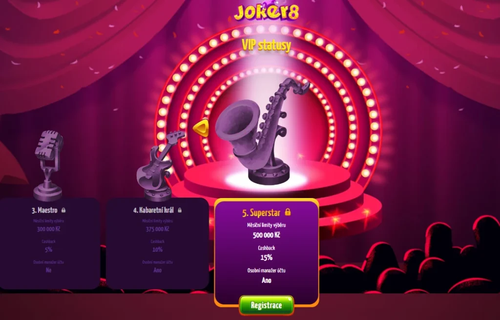 Joker8 Casino vip program