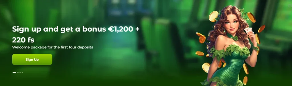 Štartovací Verde bonus výhody bonusu