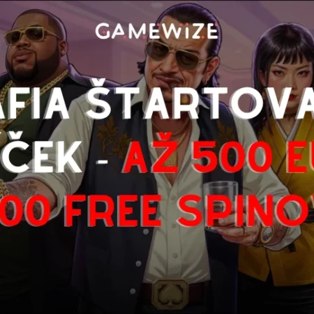 🔫 Mafia štartovací balíček: Ponuka ktorú nechcete odmietnuť, až 500 EUR a 200 free spinov!