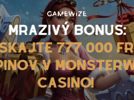 🧊 MRAZIVÝ BONUS: Získajte 777 000 free spinov zamrznutých v MonsterWin Casino!