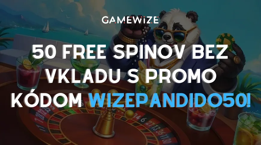 Promo kód WIZEPANDIDO50 pre 50 fs zadarmo v Pandido Casino