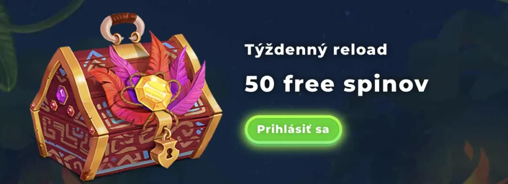 Wazamba Casino reload bonus 50 free spinov