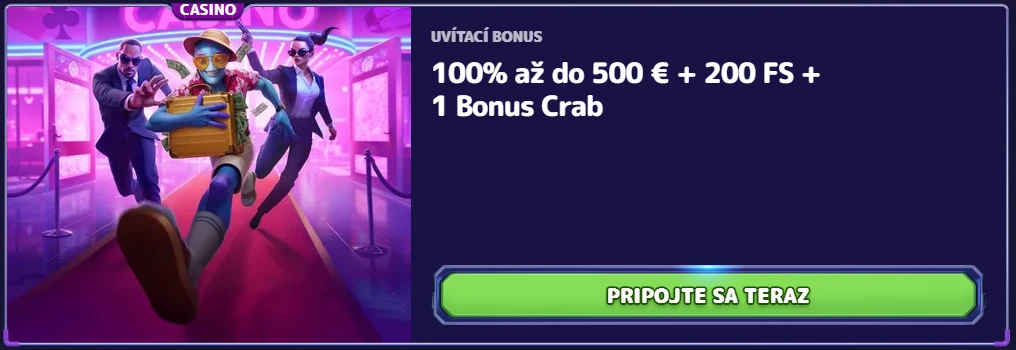 Alf Casino uvítací bonus