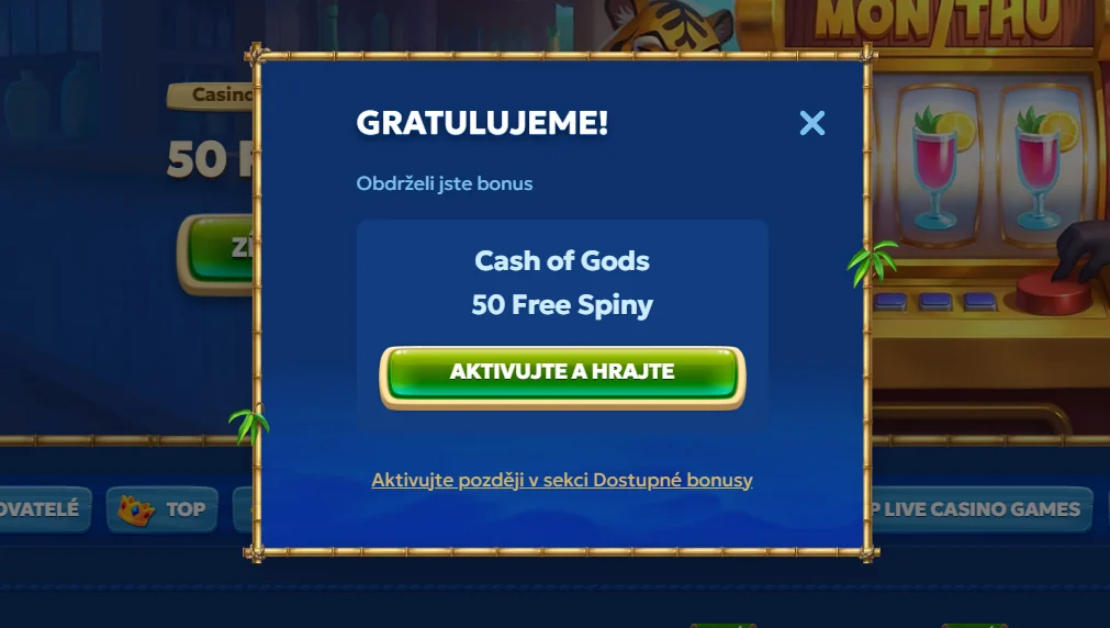 Bonus s promo kódom WIZEPANDIDO50