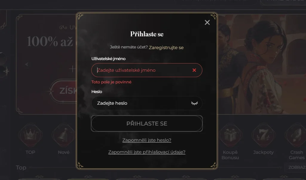 Casina Casino prihlásenie