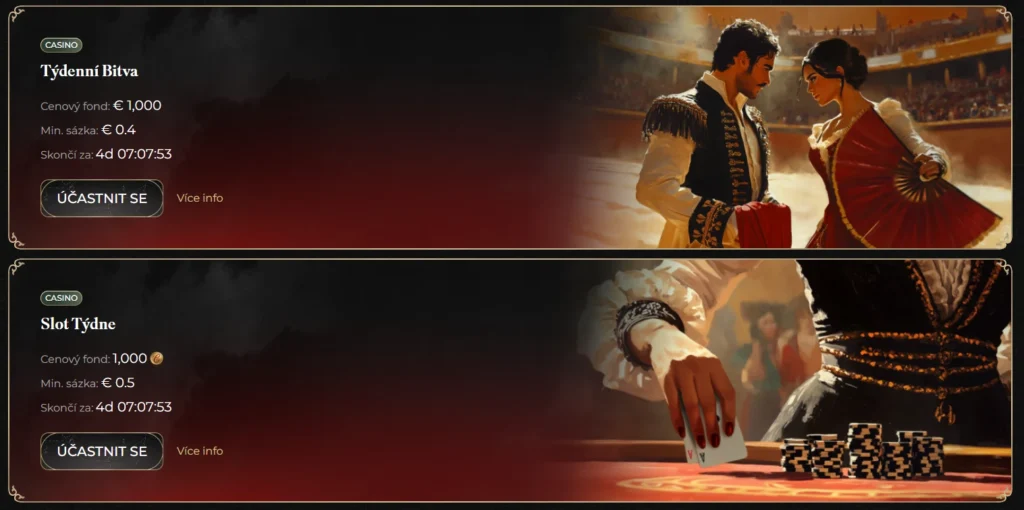 Casina Casino turnaje