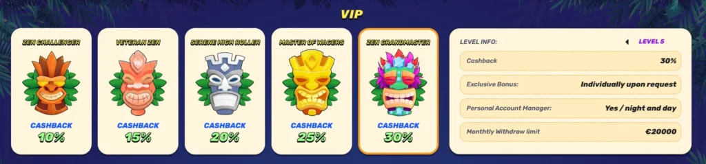 Gamblezen Casino VIP program