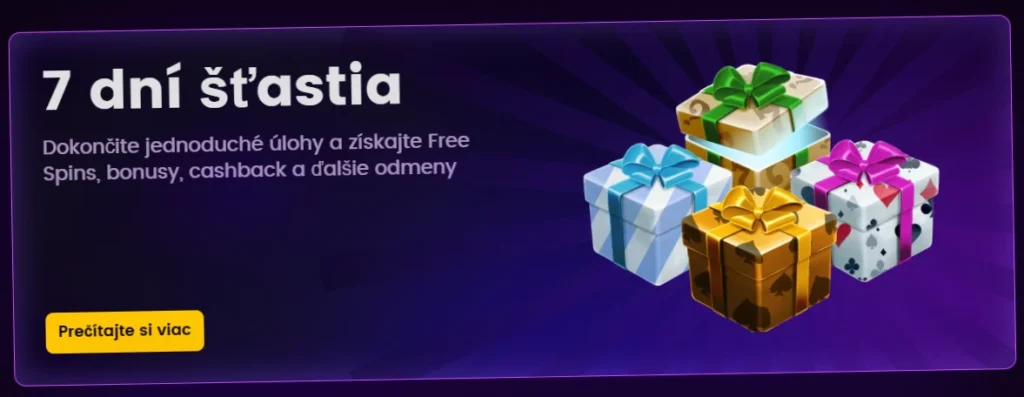 iWild uvítacia akcia 7 dní šťastia
