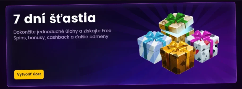 iWild Casino promo akcia 7 dní šťastia